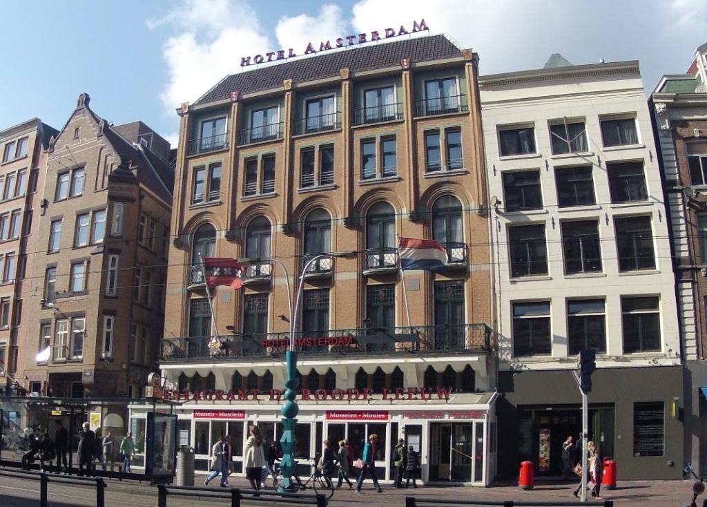 Hotel Amsterdam De Roode Leeuw Exterior foto