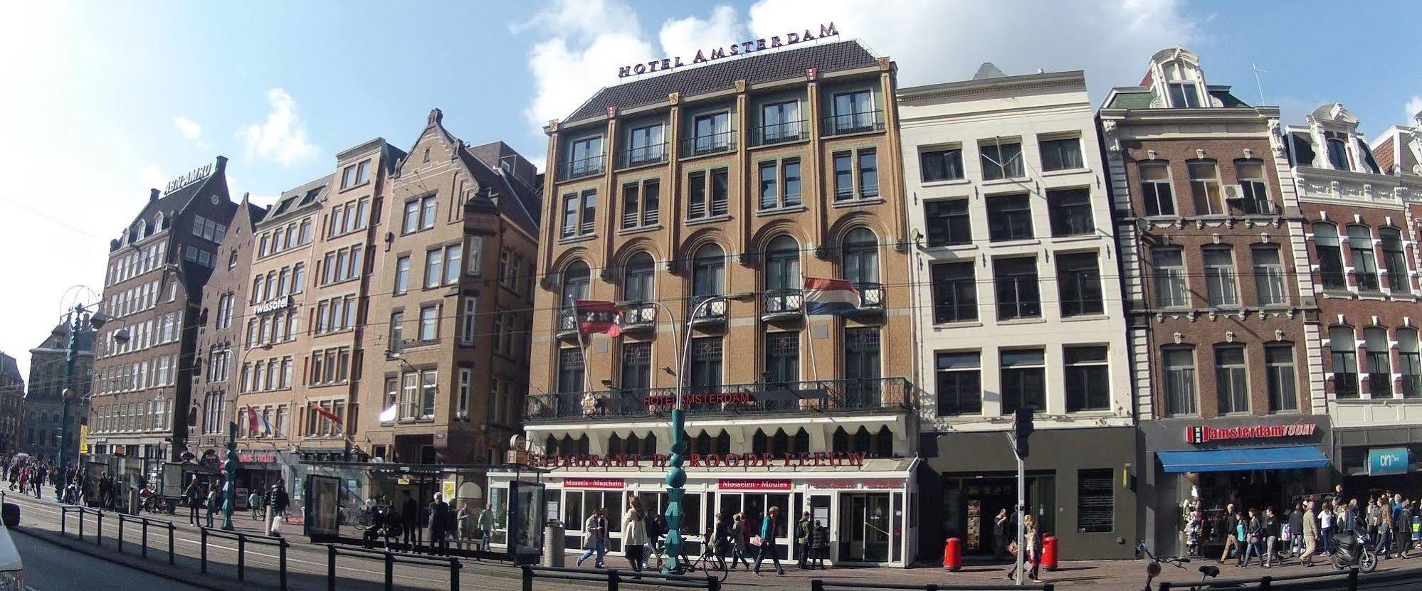 Hotel Amsterdam De Roode Leeuw Exterior foto